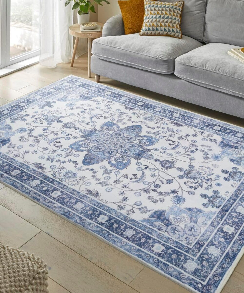 Calont Rugs 5'x8' Vintage Washable Area Rug